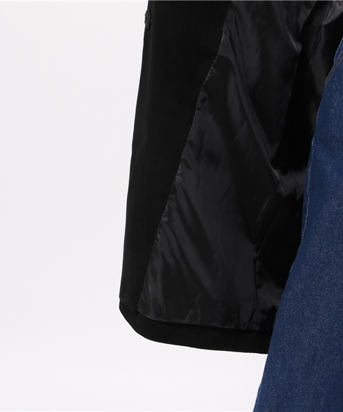 OUTLET(アウトレット)の「【'PalinkA】スウェードトレンチCoat(トレンチコート・レディース・ネイビー/オレンジ/ブラック・36)」の12枚目の写真