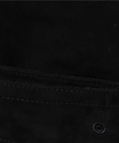OUTLET(アウトレット)の「【'PalinkA】スウェードトレンチCoat(トレンチコート・レディース・ネイビー/オレンジ/ブラック・36)」の4枚目の写真