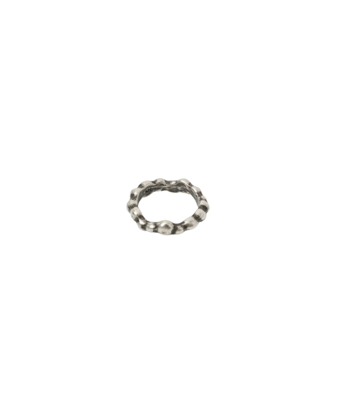 MISEKISEOUL MEN(ミセキソウルメンズ)の「Pebble loop ring SILVER(リング・メンズ・その他・20号/17号/14号)」の1枚目の写真
