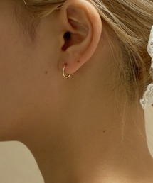 〈VATSURICA〉silver925 / シンプル フープピアス 10mm/12mm