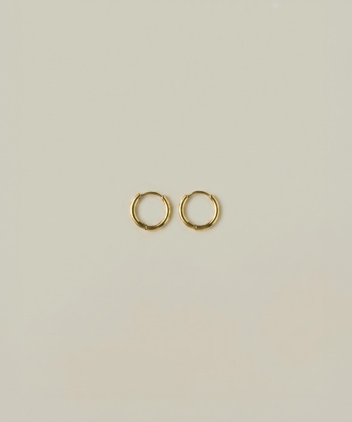 VATSURICA(バツリカ)の「〈VATSURICA〉silver925 / シンプル フープピアス 10mm/12mm(ピアス(両耳用)・レディース・シルバー/ゴールド/ゴールド系その他/シルバー系その他・FREE)」の7枚目の写真