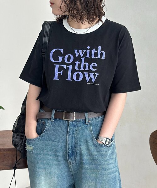 CPCM（シーピーシーエム）の「クラックロゴリンガーT（Tシャツ/カットソー・メンズ・ピンク/ブラック/マスタード/ホワイト・FREE）」の16枚目の写真