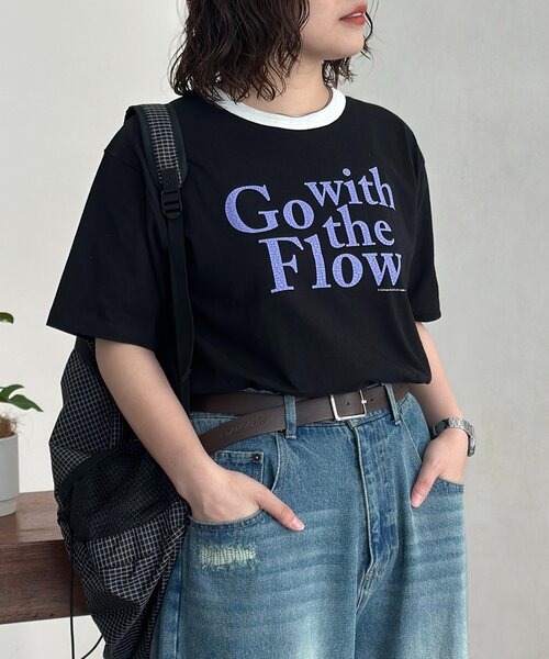 CPCM（シーピーシーエム）の「クラックロゴリンガーT（Tシャツ/カットソー・メンズ・ピンク/ブラック/マスタード/ホワイト・FREE）」の19枚目の写真