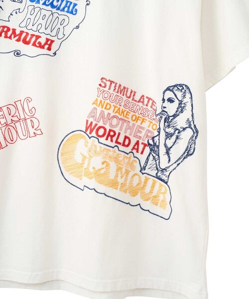 HYSTERIC GLAMOUR(ヒステリックグラマー)の「HYSTERIC SCRATCH刺繍 Tシャツ(Tシャツ/カットソー・メンズ・ホワイト/ブラック/ブルー・X-LARGE/LARGE/MEDIUM/SMALL)」の18枚目の写真