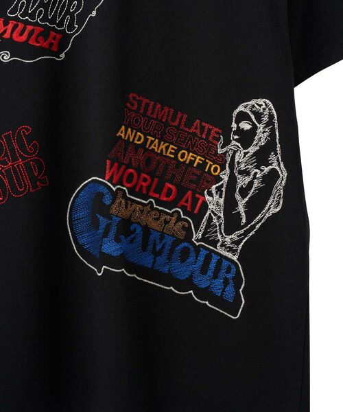 HYSTERIC GLAMOUR(ヒステリックグラマー)の「HYSTERIC SCRATCH刺繍 Tシャツ(Tシャツ/カットソー・メンズ・ホワイト/ブラック/ブルー・X-LARGE/LARGE/MEDIUM/SMALL)」の7枚目の写真