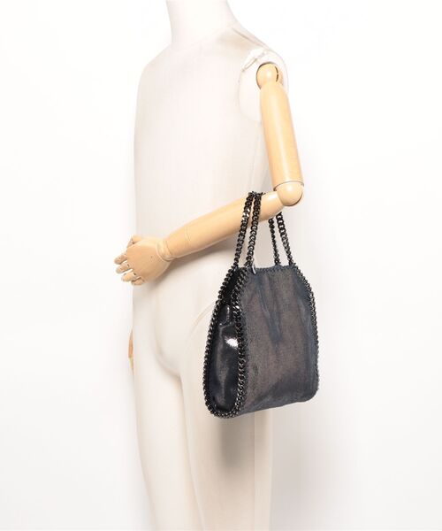 STELLA McCARTNEY(ステラマッカートニー)の「Falabella Mini Tote Bag / ファラベラ ミニ トートバッグ(ショルダーバッグ・レディース・ダークネイビー・ONE SIZE)」の6枚目の写真