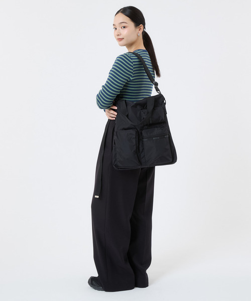 LeSportsac(レスポートサック)の「CARGO N/S TOTE リサイクルドブラックJP(ショルダーバッグ・レディース・ブラック・FREE)」の13枚目の写真