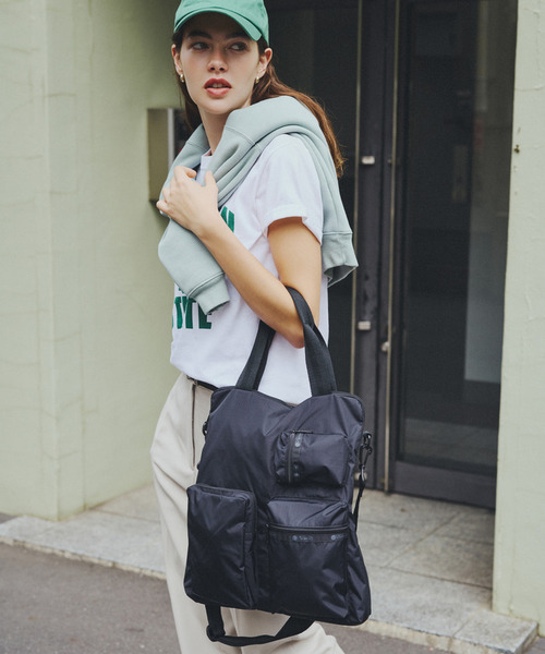LeSportsac(レスポートサック)の「CARGO N/S TOTE リサイクルドブラックJP(ショルダーバッグ・レディース・ブラック・FREE)」の12枚目の写真