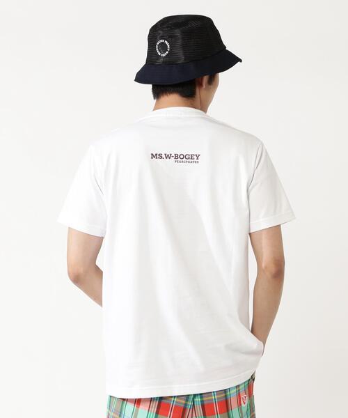 PEARLY GATES(パーリーゲイツ)の「【PEARLY GATES】40/2天竺グレース加工半袖Tシャツ(Tシャツ/カットソー・メンズ・ホワイト/ネイビー/イエロー・MEDIUM/LARGE/X-LARGE)」の14枚目の写真