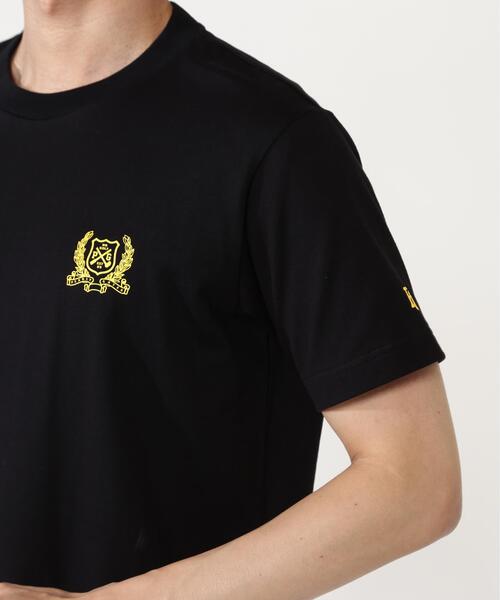 PEARLY GATES(パーリーゲイツ)の「【PEARLY GATES】40/2天竺グレース加工半袖Tシャツ(Tシャツ/カットソー・メンズ・ホワイト/ネイビー/イエロー・MEDIUM/LARGE/X-LARGE)」の5枚目の写真