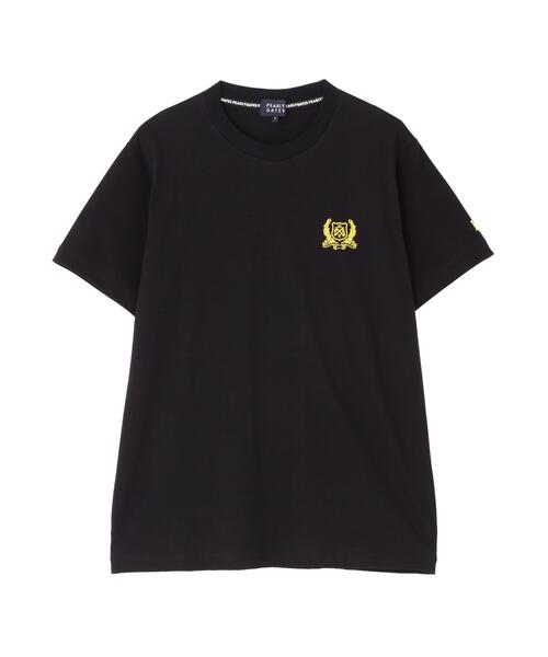 PEARLY GATES(パーリーゲイツ)の「【PEARLY GATES】40/2天竺グレース加工半袖Tシャツ(Tシャツ/カットソー・メンズ・ホワイト/ネイビー/イエロー・MEDIUM/LARGE/X-LARGE)」の9枚目の写真