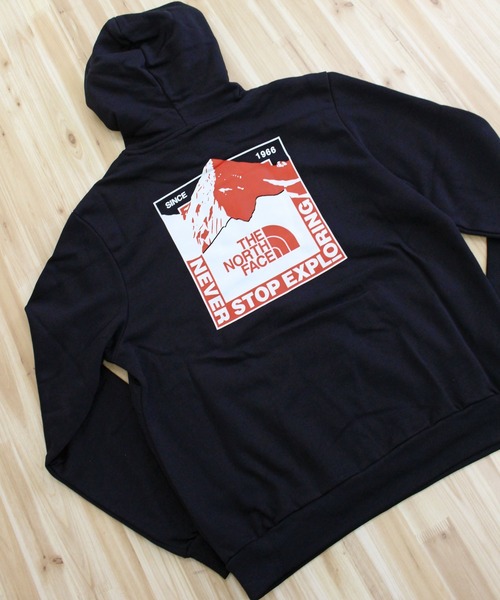 THE NORTH FACE(ザノースフェイス)の「TNF マウンテンスケープ バックプリント スウェットフーディ M EVOLUTION MOUNTAIN SCAPE HOODIE- GRAPHIC(パーカー・メンズ・ホワイト系/ブラック・XL/L/M)」の10枚目の写真