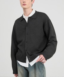 CIYOT（シヨウト）の「【CIYOT】ミラノリブ ニットポロカーディガン<マシンウォッシャブル>（カーディガン/ボレロ）」