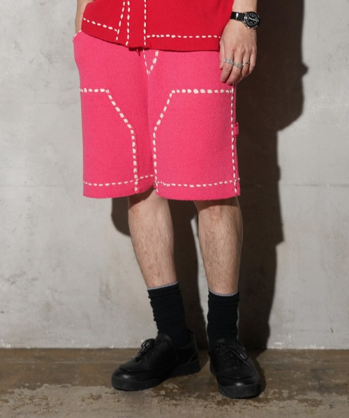 PHINGERIN(フィンガリン)の「PHINGERIN / フィンガリン SUMMER PG1 DOUBLE KNEE SHORTS サマーピージーワン ダブルニーショートパンツ ニットパンツ(その他パンツ・メンズ・レッド/ネイビー・MEDIUM/LARGE)」の17枚目の写真