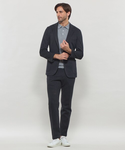 MACKINTOSH LONDON(マッキントッシュ ロンドン)の「【WEB・一部店舗限定】【FLEX JERSEY】ホップサックジャージーセットアップパンツ(その他パンツ・メンズ・ダークネイビー/ダークブラウン・86/82/90)」の10枚目の写真