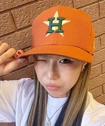 NEW ERA(�j���[�G��)�̃j���[�G���yNEW ERA�z- �q���[�X�g���E�A�X�g���Y �L���b�v�yHouston Astros CO 1968 ASG ASTRODOME 59FIFTY RUST ORANGE 70978318�z(�L���b�v)