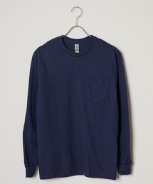 【GILDAN】 6.0 oz ビッグシルエット USAオーバーサイズ ポケット付きロングスリーブTシャツ