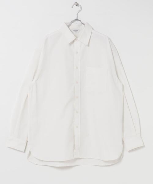 URBAN RESEARCH DOORS(アーバンリサーチドアーズ)の「DRYMIX オックス ロングスリーブ シャツ(シャツ/ブラウス・メンズ・チャコールグレー/オフホワイト・LARGE/MEDIUM)」の13枚目の写真