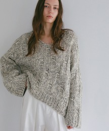 BULKY YARN HAND KNIT TOPS