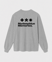 MM SYMBOL LOGO LONG SLEEVE T(GREY)