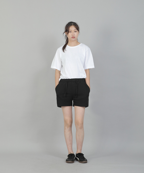 SAINTCREW(セントクルー)の「ミニマルコアポイントバンドショートパンツ CBW-386 ブラックブラック(その他パンツ・レディース・その他・フリー)」の2枚目の写真