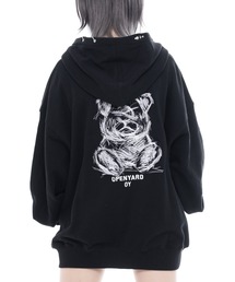 『OY/オーワイ』PIERCE STITCH ODOLLY HOODIE ZIP UP/ピアスステッチオードリーパーカー