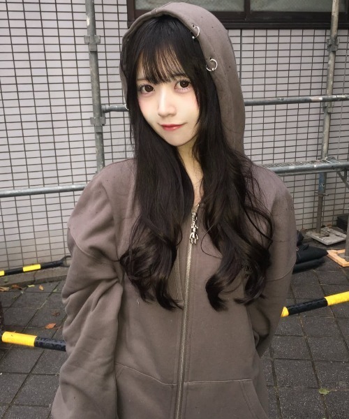 OY(オーワイ)の「『OY/オーワイ』PIERCE STITCH ODOLLY HOODIE ZIP UP/ピアスステッチオードリーパーカー(パーカー・レディース・グレー/ブラック・FREE)」の5枚目の写真