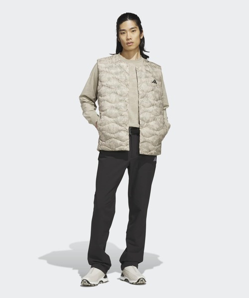 adidas(アディダス)の「クライマウォーム ウーブンベスト【adidas Golf/アディダスゴルフ】(ダウンベスト・メンズ・ベージュ・XX-LARGE/LARGE/MEDIUM/SMALL/X-LARGE)」の5枚目の写真