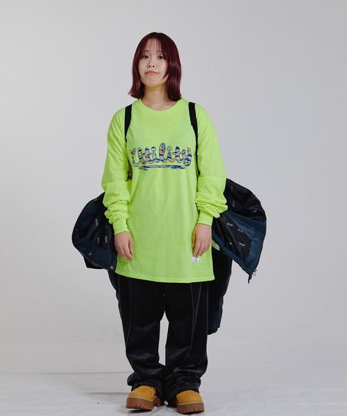 EFFECTEN(エフェクテン)の「【EFFECTEN】Tiger camo basic logo L/S Tee(Tシャツ/カットソー・メンズ・ブラック/アッシュグレー/イエロー系その他・X-LARGE/LARGE/MEDIUM)」の3枚目の写真