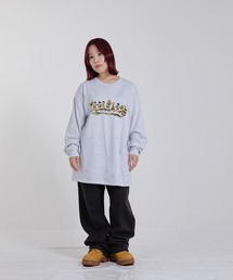 【EFFECTEN】Tiger camo basic logo L/S Tee