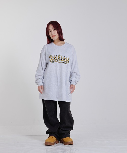 EFFECTEN(エフェクテン)の「【EFFECTEN】Tiger camo basic logo L/S Tee(Tシャツ/カットソー・メンズ・ブラック/アッシュグレー/イエロー系その他・X-LARGE/LARGE/MEDIUM)」の2枚目の写真