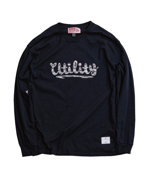 EFFECTEN(エフェクテン)の「【EFFECTEN】Tiger camo basic logo L/S Tee(Tシャツ/カットソー・メンズ・ブラック/アッシュグレー/イエロー系その他・X-LARGE/LARGE/MEDIUM)」の1枚目の写真