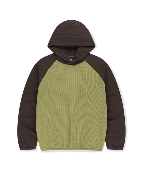 SUNLOVE（サンラブ）の「Aero Waffle Hoodie（スウェット・レディース・レッド/ミント/ブラック/オリーブ・S/M/L）」の3枚目の写真
