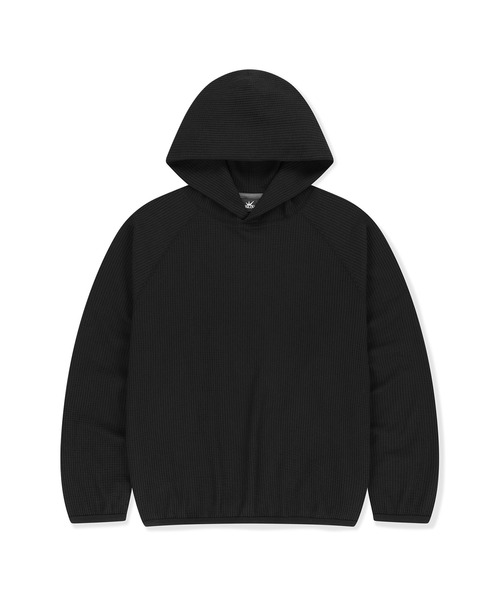 SUNLOVE（サンラブ）の「Aero Waffle Hoodie（スウェット・レディース・レッド/ミント/ブラック/オリーブ・S/M/L）」の11枚目の写真