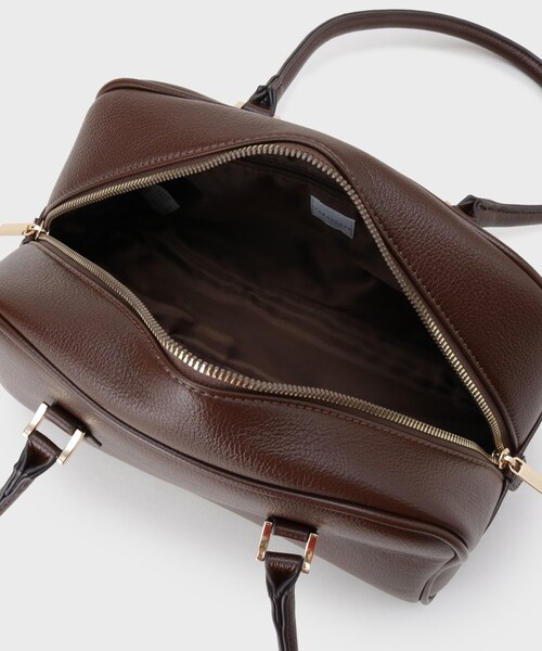 THE SHOP TK (ザ ショップ ティーケー )の「ロングハンドルボストンバッグ(ボストンバッグ・レディース・サンドベージュ/ブラック/ダークブラウン・00)」の16枚目の写真