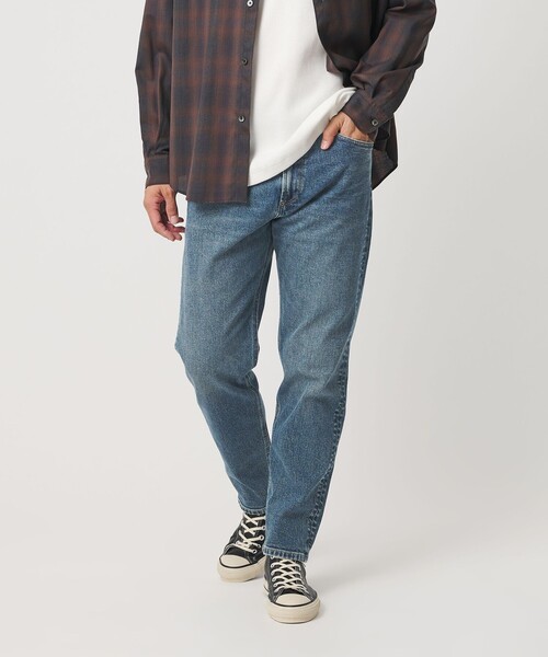 BEAUTY&YOUTH UNITED ARROWS(ビューティーアンドユースユナイテッドアローズ)の「L∞Plus シェービング 5ポケット デニム NO.3(デニムパンツ・メンズ・コバルトブルー/ブラック/ネイビー・32inch/28inch/34inch/30inch)」の1枚目の写真