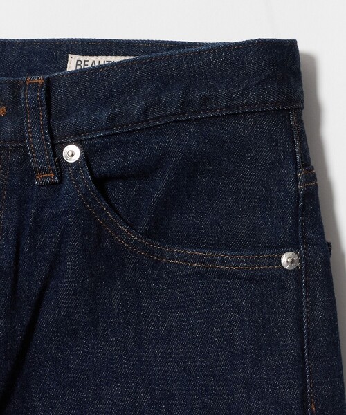 BEAUTY&YOUTH UNITED ARROWS(ビューティーアンドユースユナイテッドアローズ)の「L∞Plus シェービング 5ポケット デニム NO.3(デニムパンツ・メンズ・コバルトブルー/ブラック/ネイビー・32inch/28inch/34inch/30inch)」の16枚目の写真