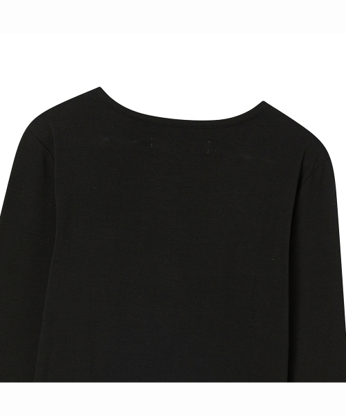 PRENDA(プレンダ)の「ポケット付きヘンリーネック 長袖 ブラック(Tシャツ/カットソー・レディース・その他・FREE)」の8枚目の写真