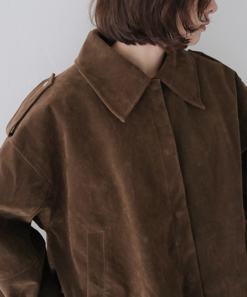 cheriella(シェリエラ)の「【cheriella】スエードオーバーブルゾン SUEDE OVER BLOUSON(ブルゾン・レディース・ライトブラウン/ブラウン・FREE)」の13枚目の写真