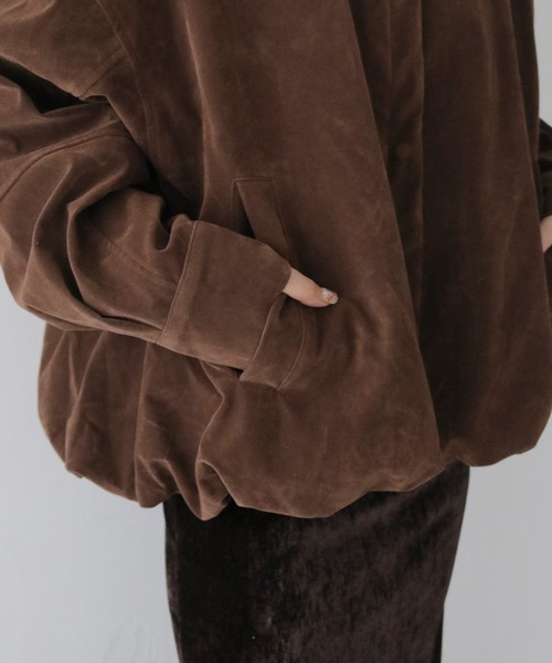 cheriella(シェリエラ)の「【cheriella】スエードオーバーブルゾン SUEDE OVER BLOUSON(ブルゾン・レディース・ライトブラウン/ブラウン・FREE)」の17枚目の写真