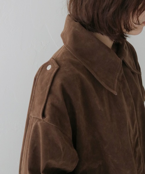 cheriella(シェリエラ)の「【cheriella】スエードオーバーブルゾン SUEDE OVER BLOUSON(ブルゾン・レディース・ライトブラウン/ブラウン・FREE)」の18枚目の写真