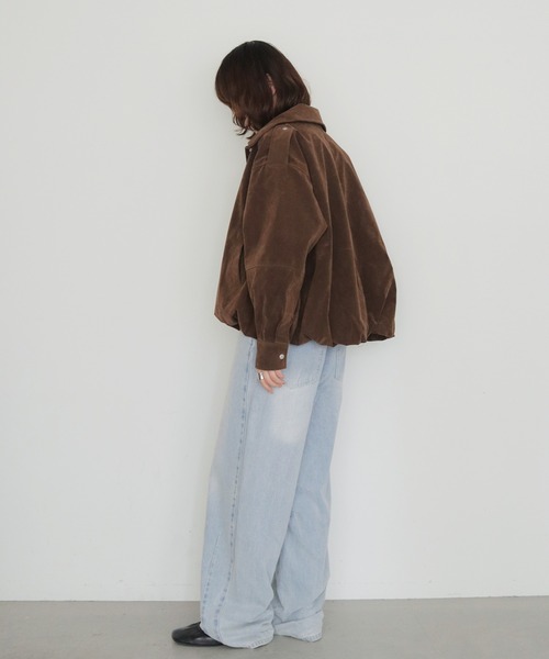 cheriella(シェリエラ)の「【cheriella】スエードオーバーブルゾン SUEDE OVER BLOUSON(ブルゾン・レディース・ライトブラウン/ブラウン・FREE)」の8枚目の写真