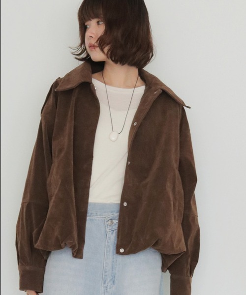 cheriella(シェリエラ)の「【cheriella】スエードオーバーブルゾン SUEDE OVER BLOUSON(ブルゾン・レディース・ライトブラウン/ブラウン・FREE)」の10枚目の写真