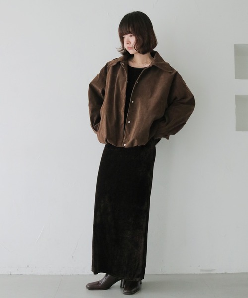cheriella(シェリエラ)の「【cheriella】スエードオーバーブルゾン SUEDE OVER BLOUSON(ブルゾン・レディース・ライトブラウン/ブラウン・FREE)」の15枚目の写真
