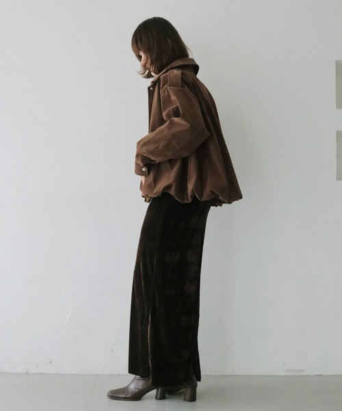 cheriella(シェリエラ)の「【cheriella】スエードオーバーブルゾン SUEDE OVER BLOUSON(ブルゾン・レディース・ライトブラウン/ブラウン・FREE)」の16枚目の写真