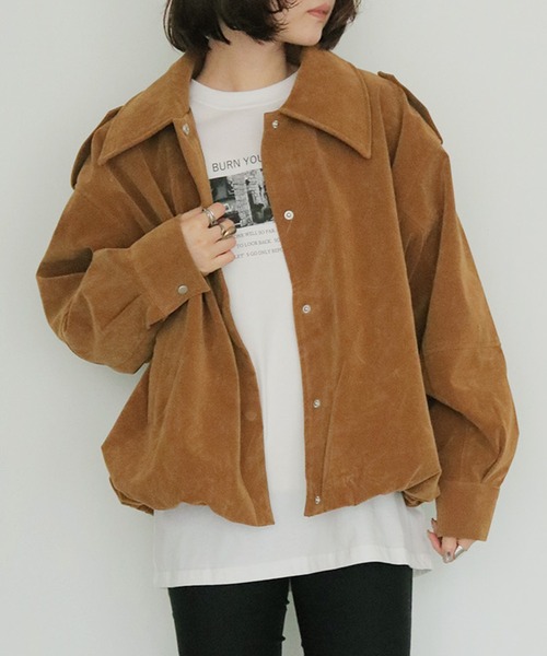 cheriella(シェリエラ)の「【cheriella】スエードオーバーブルゾン SUEDE OVER BLOUSON(ブルゾン・レディース・ライトブラウン/ブラウン・FREE)」の19枚目の写真