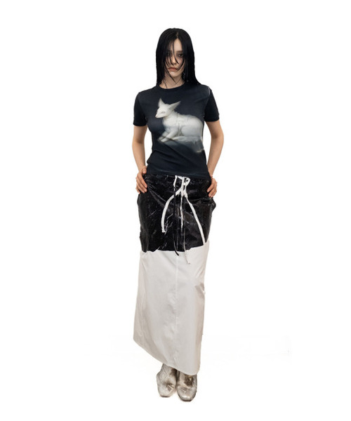 DOGMA EHKS（ドグマ　エックス）の「WHITE CAT SHORT SLEEVE（Tシャツ/カットソー・レディース・その他・FREE）」の2枚目の写真