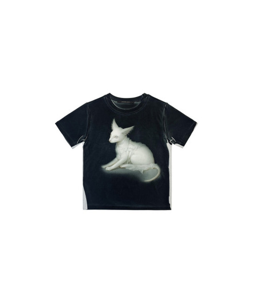 DOGMA EHKS（ドグマ　エックス）の「WHITE CAT SHORT SLEEVE（Tシャツ/カットソー・レディース・その他・FREE）」の3枚目の写真