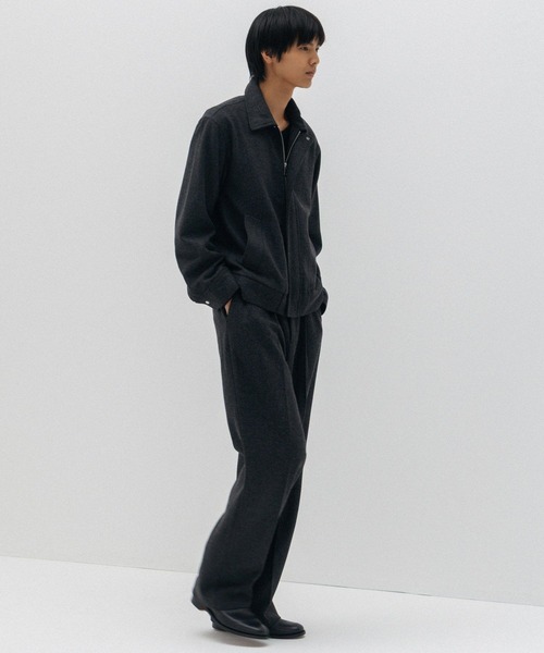 LURAKU(ルラク)の「【LURAKU】Wool Straight Slacks / ウールストレートスラックス|SETUP対応(スラックス・メンズ・ブラウン/ブラック・LARGE/MEDIUM/SMALL)」の6枚目の写真
