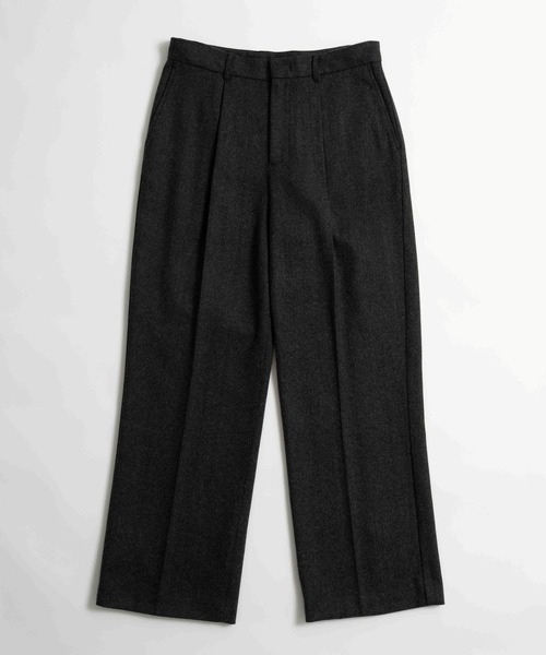 LURAKU(ルラク)の「【LURAKU】Wool Straight Slacks / ウールストレートスラックス|SETUP対応(スラックス・メンズ・ブラウン/ブラック・LARGE/MEDIUM/SMALL)」の19枚目の写真
